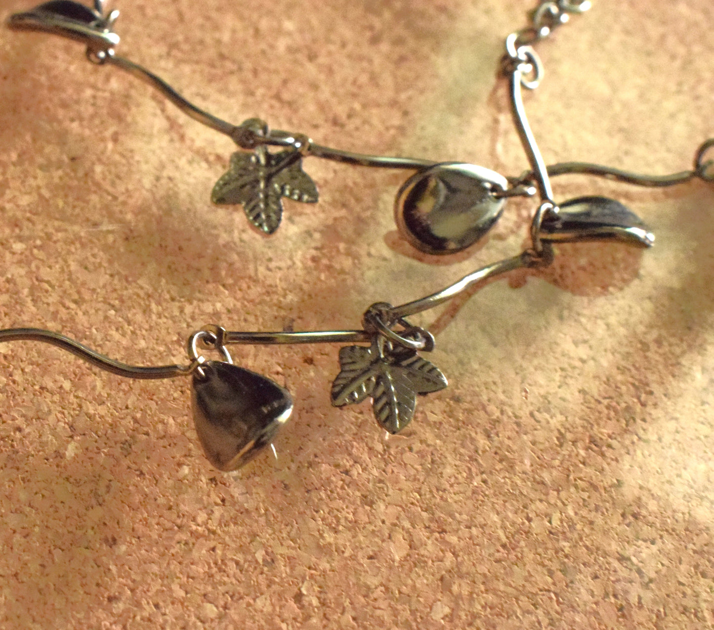 Antique Finish Charm Anklet