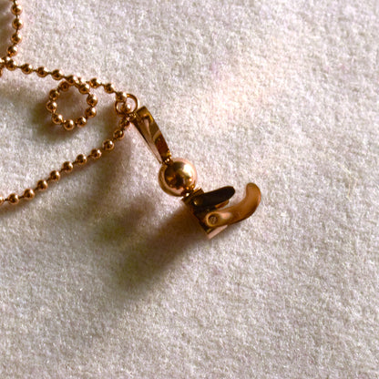 The 'Luck' Bunny Necklace - Glitter Gleam