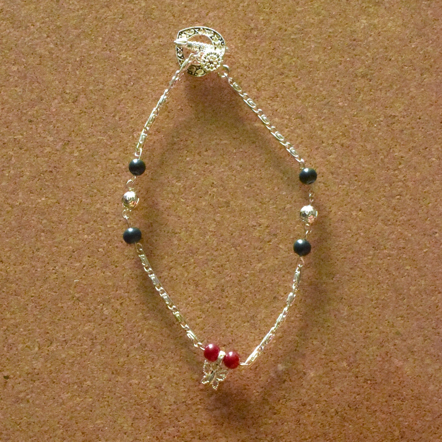 Butterfly Bead Anklet