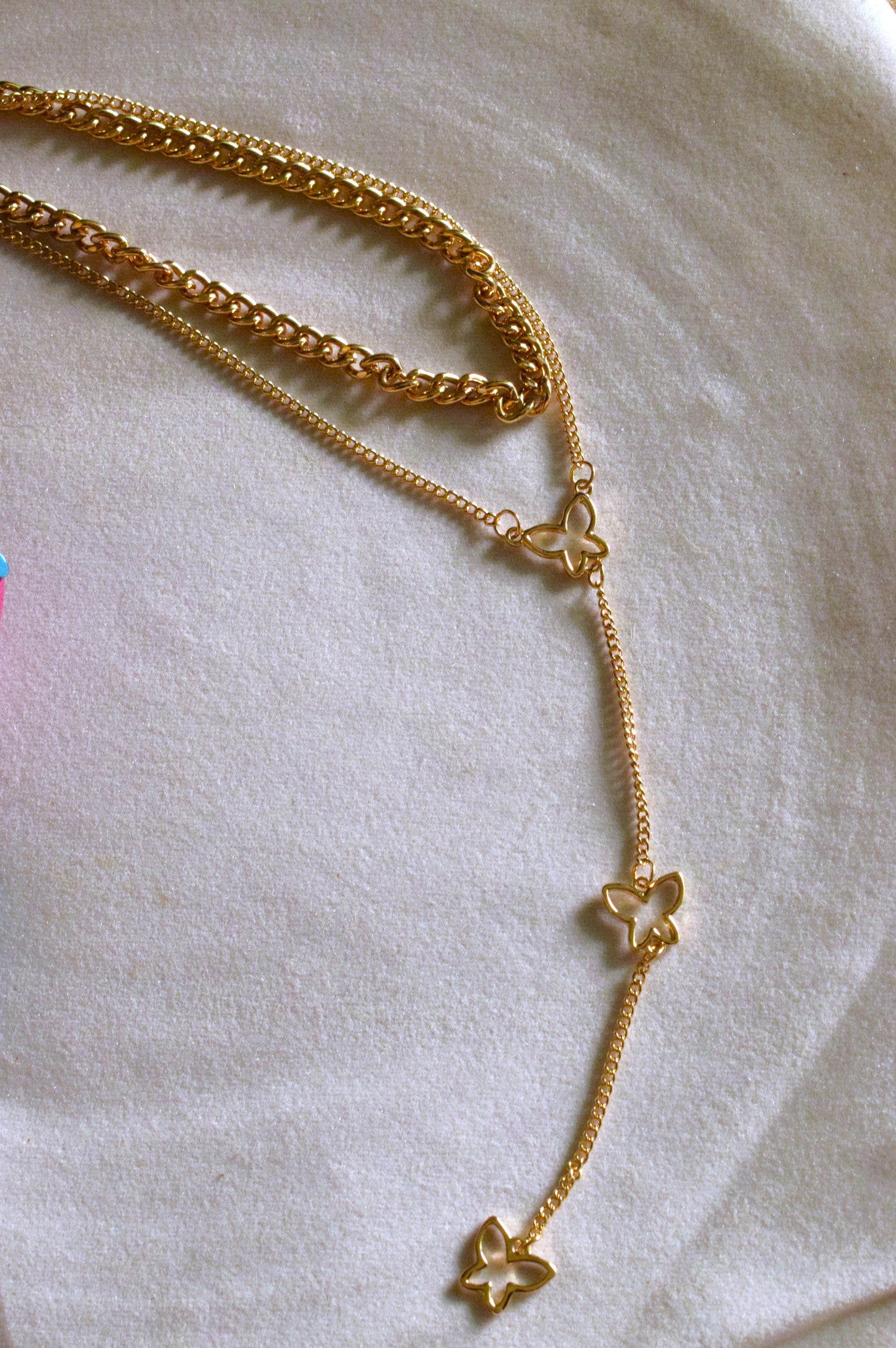 The Butterfly Effect Layered Necklace