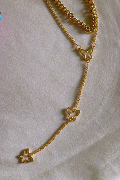 The Butterfly Effect Layered Necklace