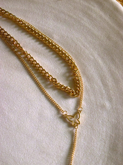 The Butterfly Effect Layered Necklace