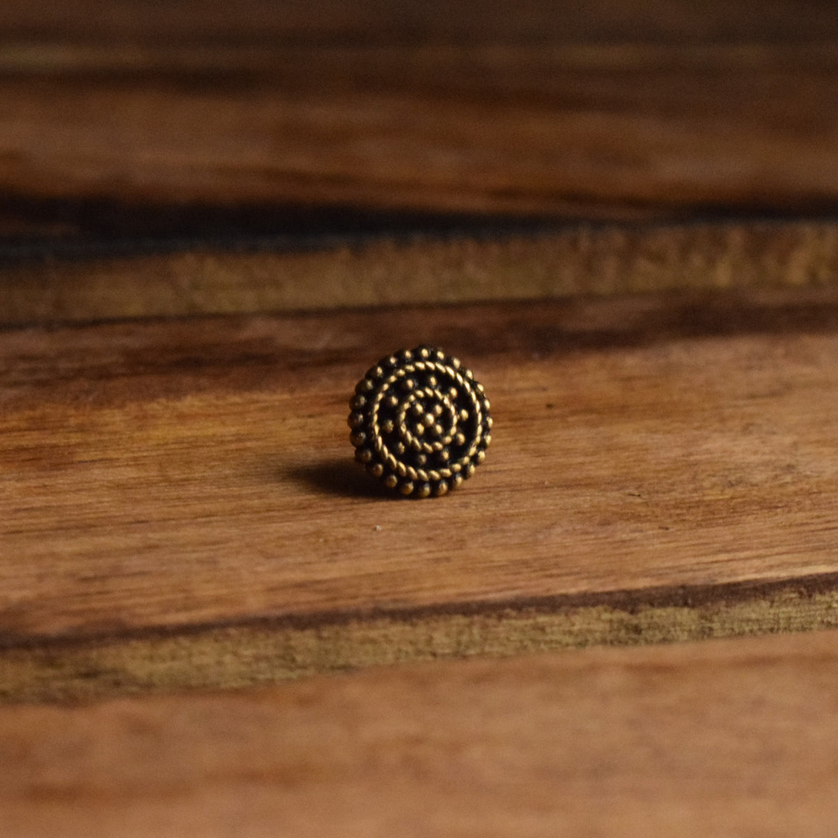 Chakra Brass Nose Pin Stud