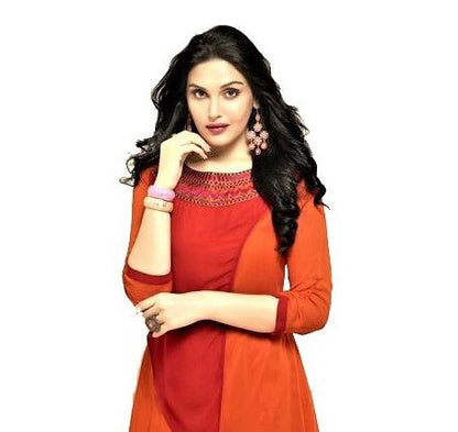 Multicolored Asymmetric Kurti - Glitter Gleam