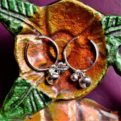 Leaf Twin Toe Ring - Glitter Gleam
