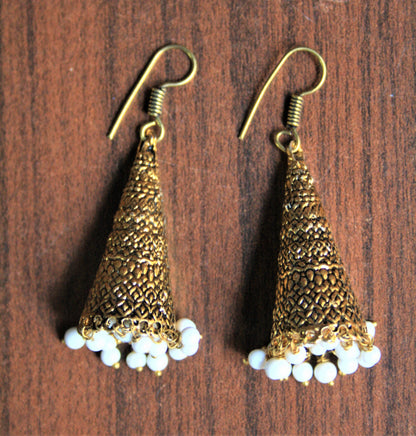 Golden & Silver Oxidized Earrings Combo Pack