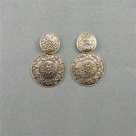 Antique Coin Earrings
