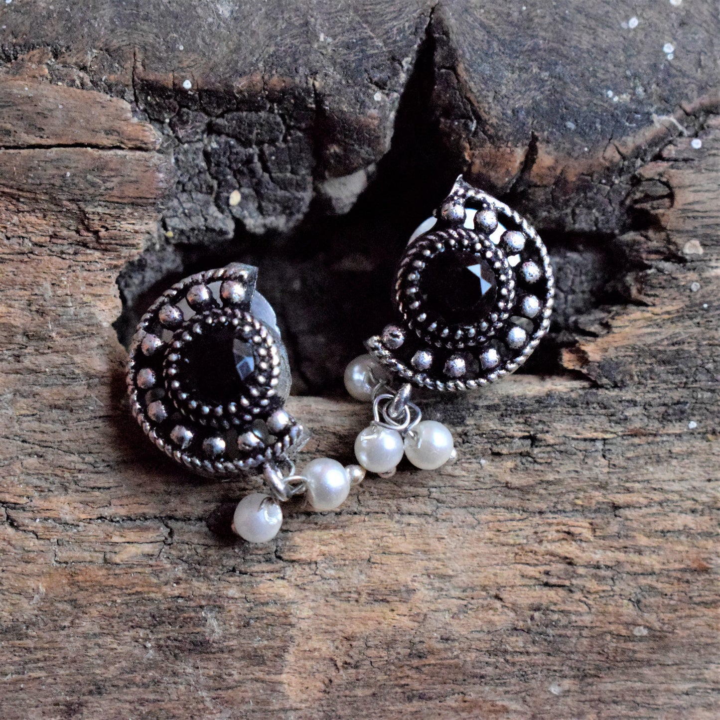 Designer Gemstone Chakra Choker Necklace with Earrings