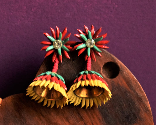 Handcrafted Grain Jhumka