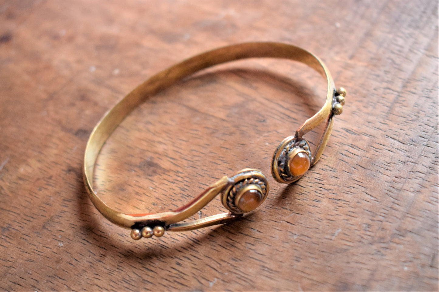 Golden Gemstone Bracelet