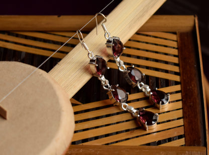 Cluster Tulip Drop Earrings