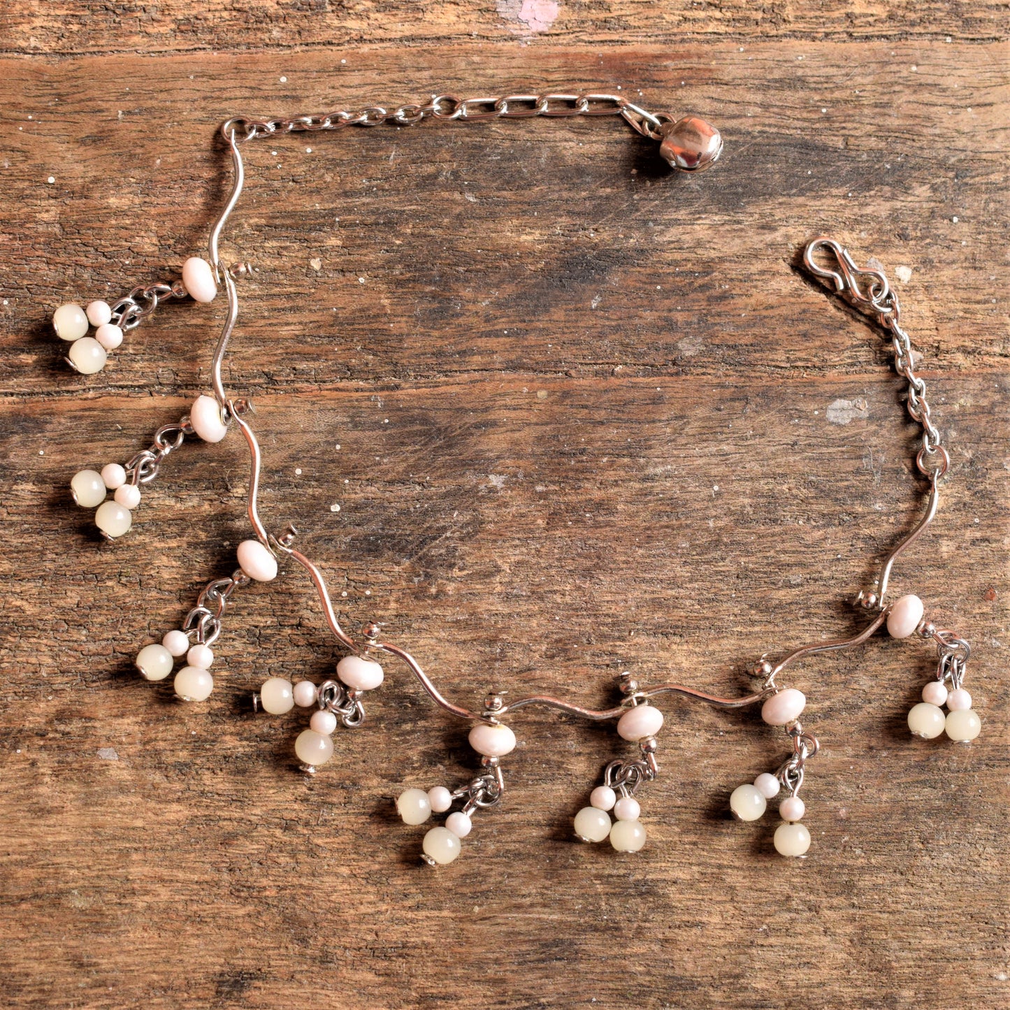 Twisted Pearl Anklets - GlitterGleam