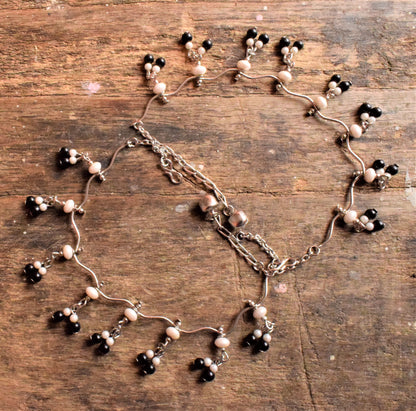 Twisted Pearl Anklets - GlitterGleam