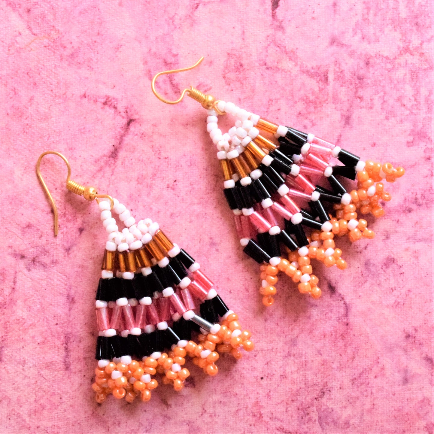 Multicolored Bead Jhumka