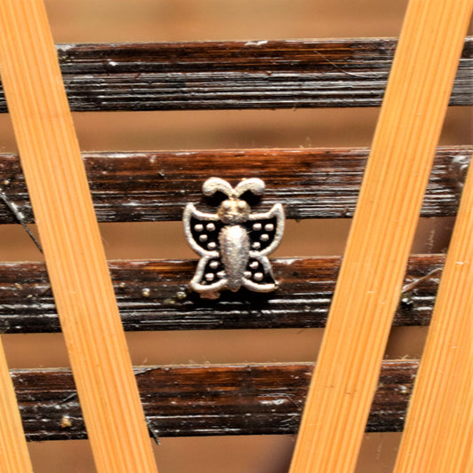German Silver Butterfly Nose Pin