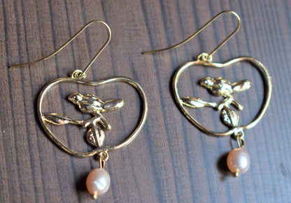 Apple Dove Earrings - GlitterGleam