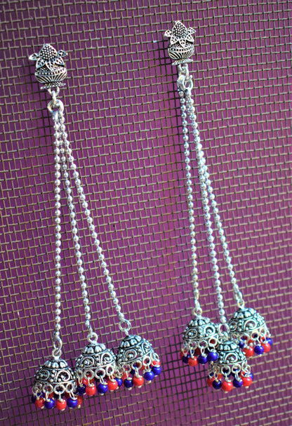 Kalash Kashmiri Latkan Earrings - GlitterGleam