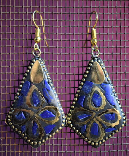 Geometric Tibetan Danglers - GlitterGleam