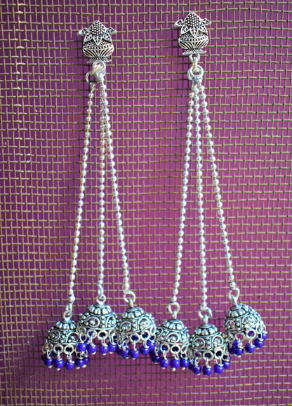 Kalash Kashmiri Latkan Earrings - GlitterGleam