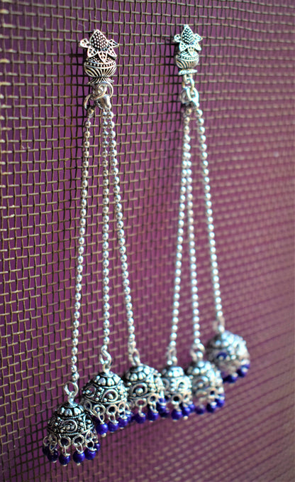 Kalash Kashmiri Latkan Earrings - GlitterGleam