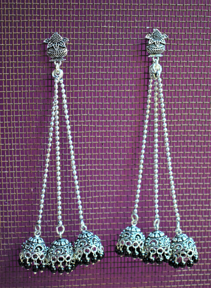 Kalash Kashmiri Latkan Earrings - GlitterGleam