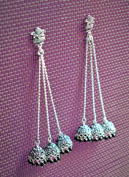 Kalash Kashmiri Latkan Earrings - GlitterGleam