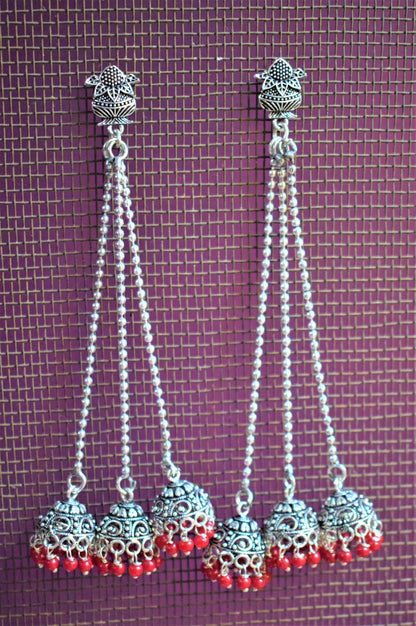 Kalash Kashmiri Latkan Earrings - GlitterGleam