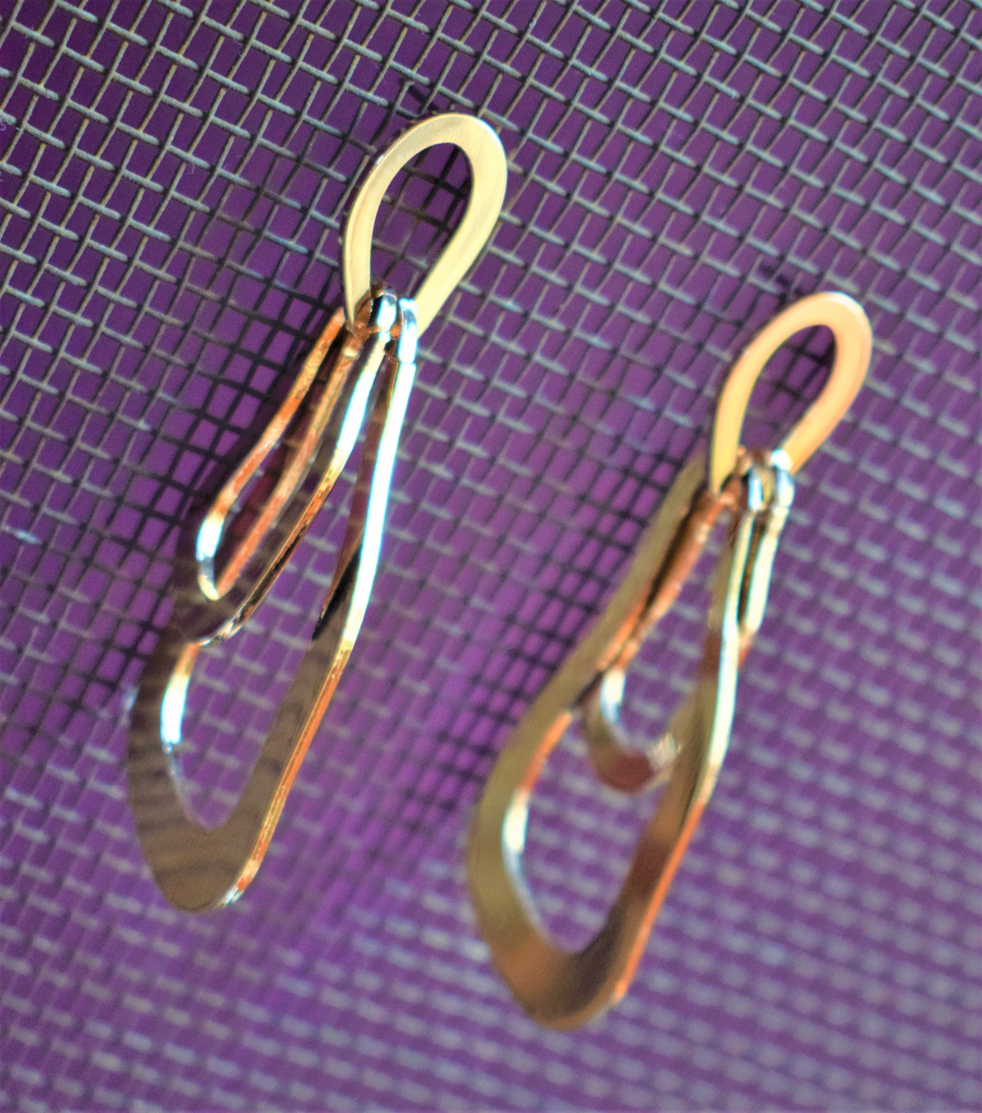 Asymmetrical Tangled Earrings - GlitterGleam