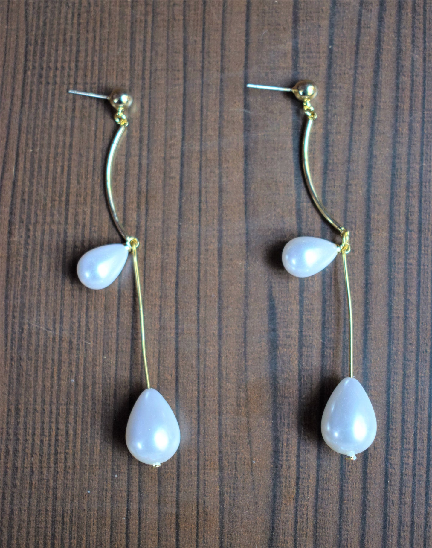 Pearl Drop Layered Earring - GlitterGleam