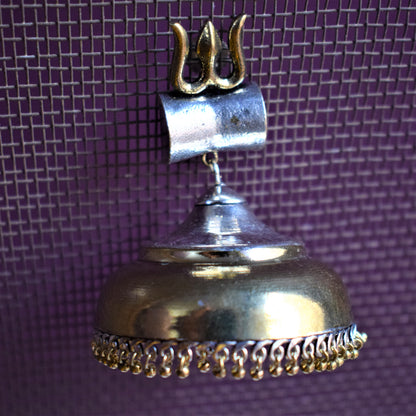 Jumbo Trishul Dumro Earrings - GlitterGleam