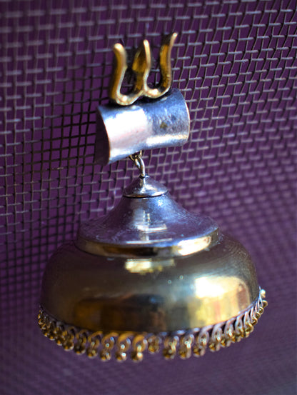 Jumbo Trishul Dumro Earrings - GlitterGleam