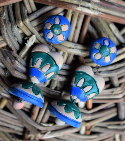 Multicolored Heart Jhumka - GlitterGleam