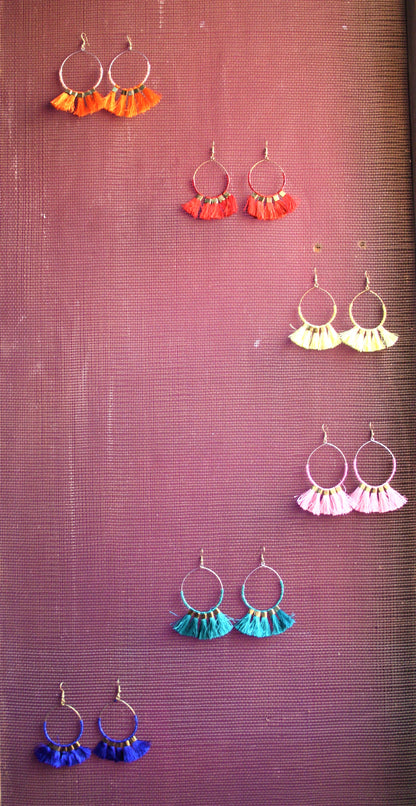 Tassel Hoop Earring - GlitterGleam