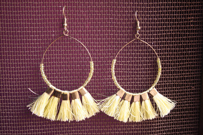 Tassel Hoop Earring - GlitterGleam