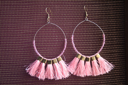 Tassel Hoop Earring - GlitterGleam