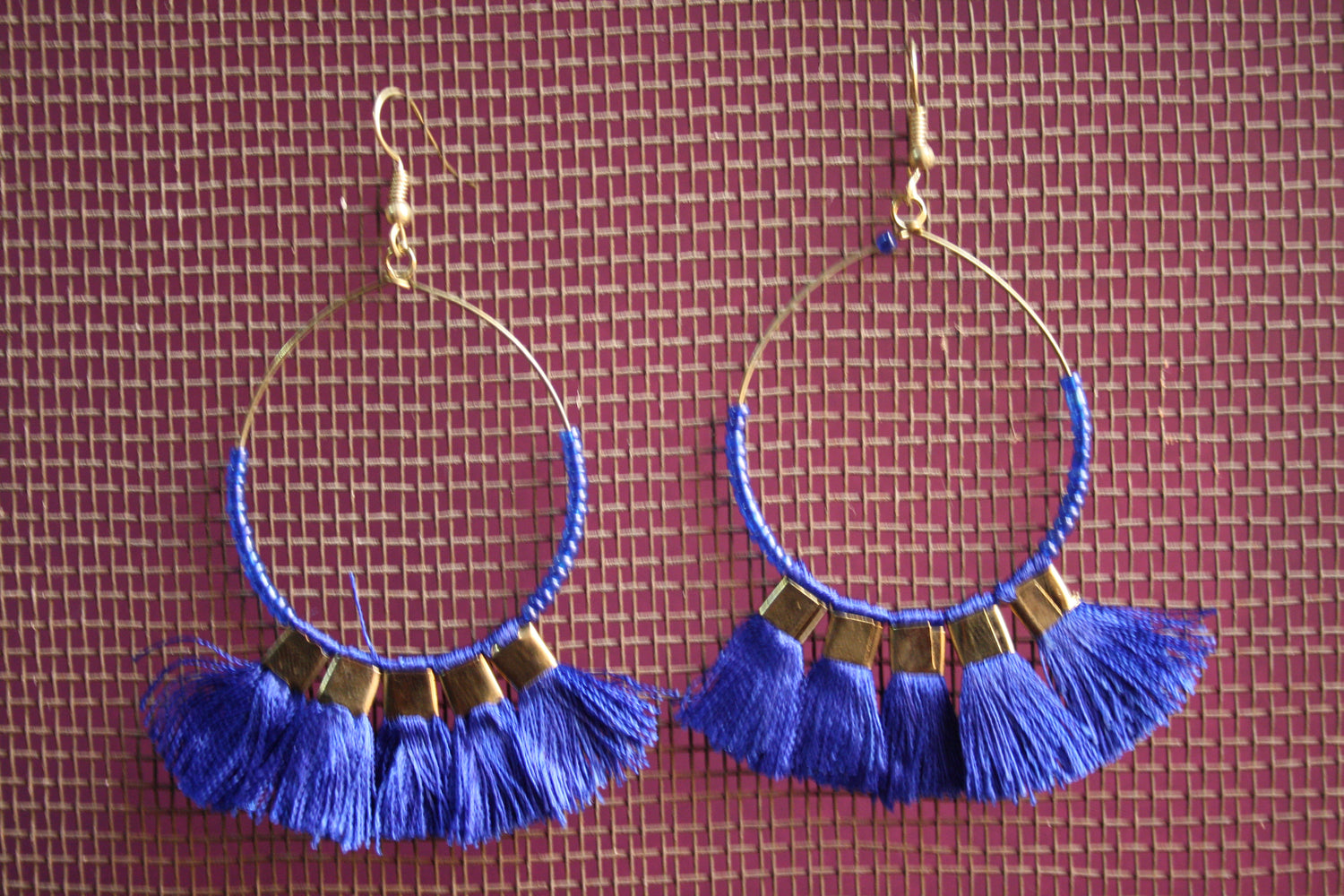 Tassel Hoop Earring - GlitterGleam