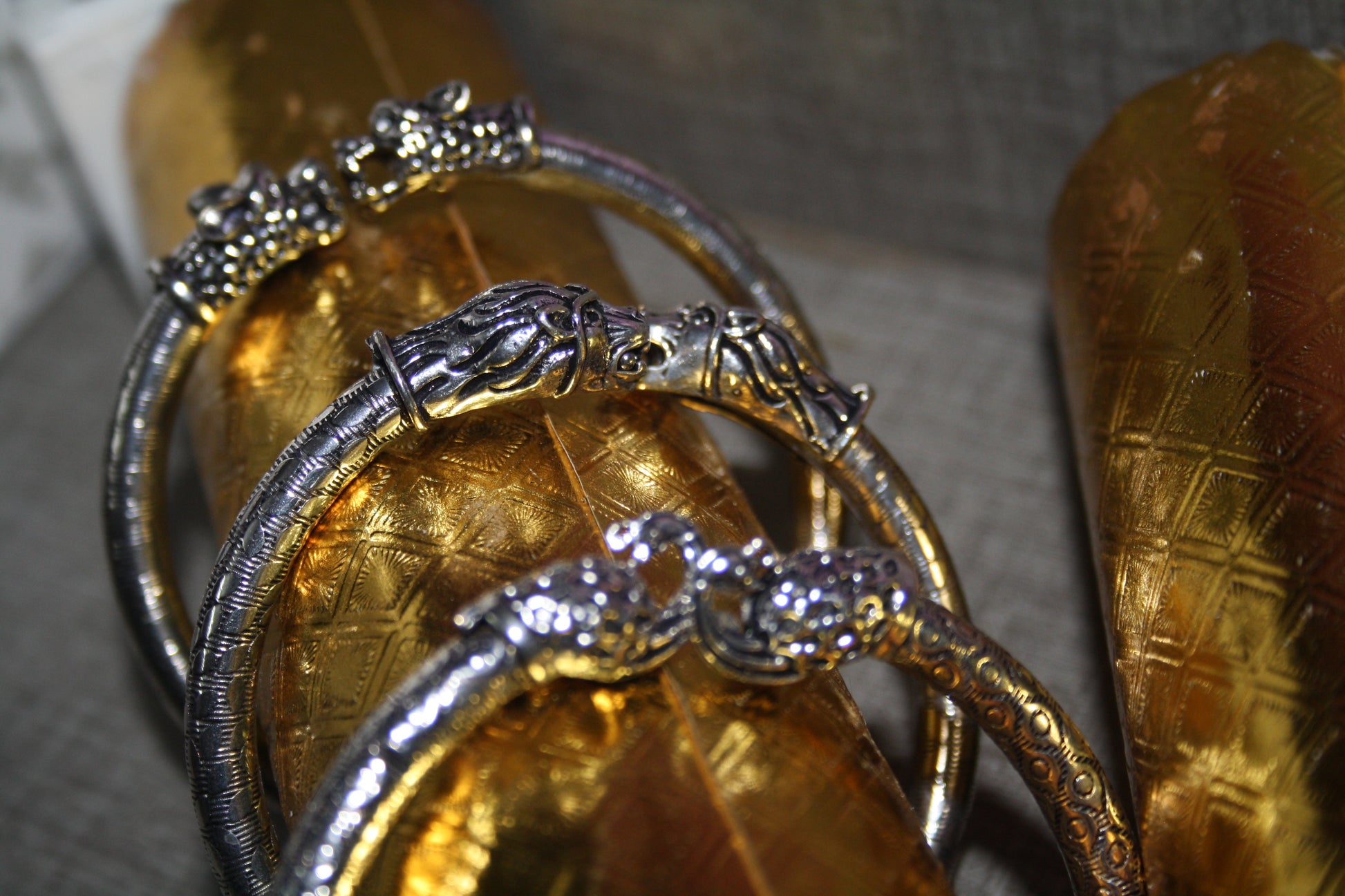 Silver Oxidized Cuff Kada Bangle/Bracelet for men & women - GlitterGleam