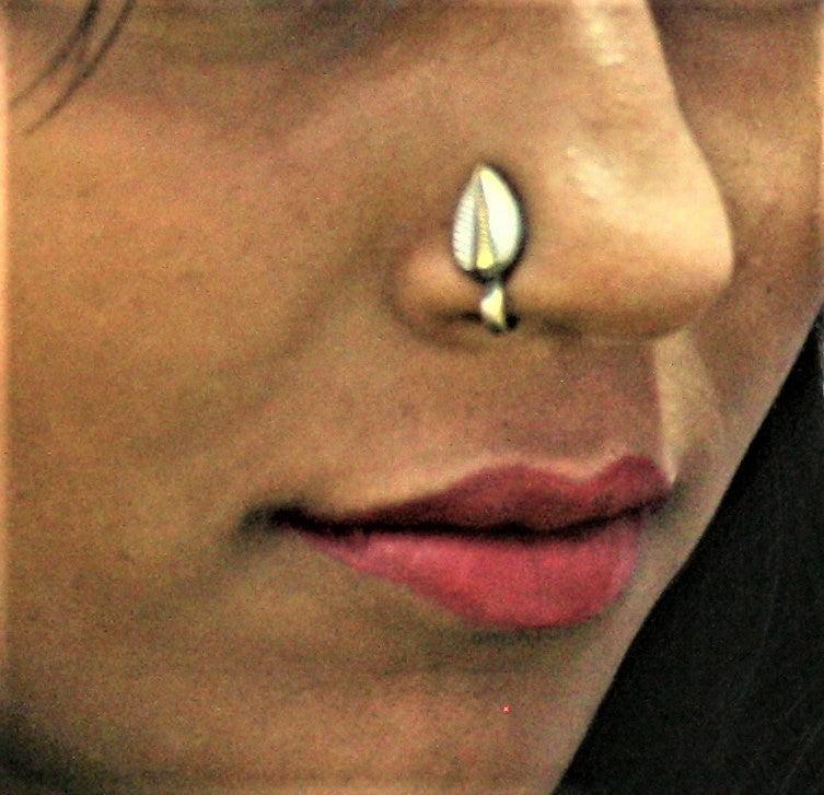 Silver & Golden Oxidized Nose Push Pins - GlitterGleam