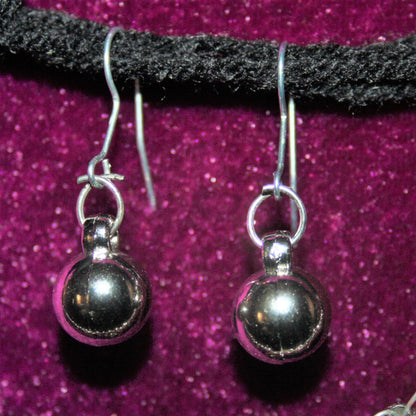 Silver Choker Bead Necklace with Earring - GlitterGleam