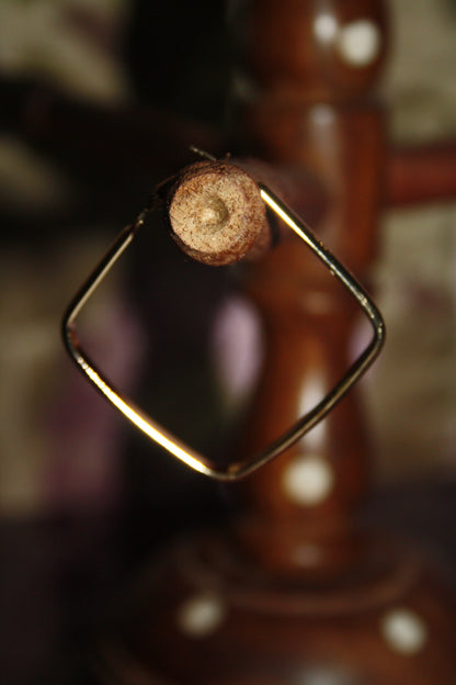 Trendy Square Hoop Earrings - GlitterGleam
