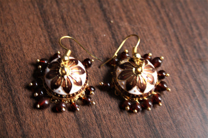 Small Meenakari Jhumki - GlitterGleam