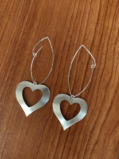 Heart Hook Earrings - GlitterGleam