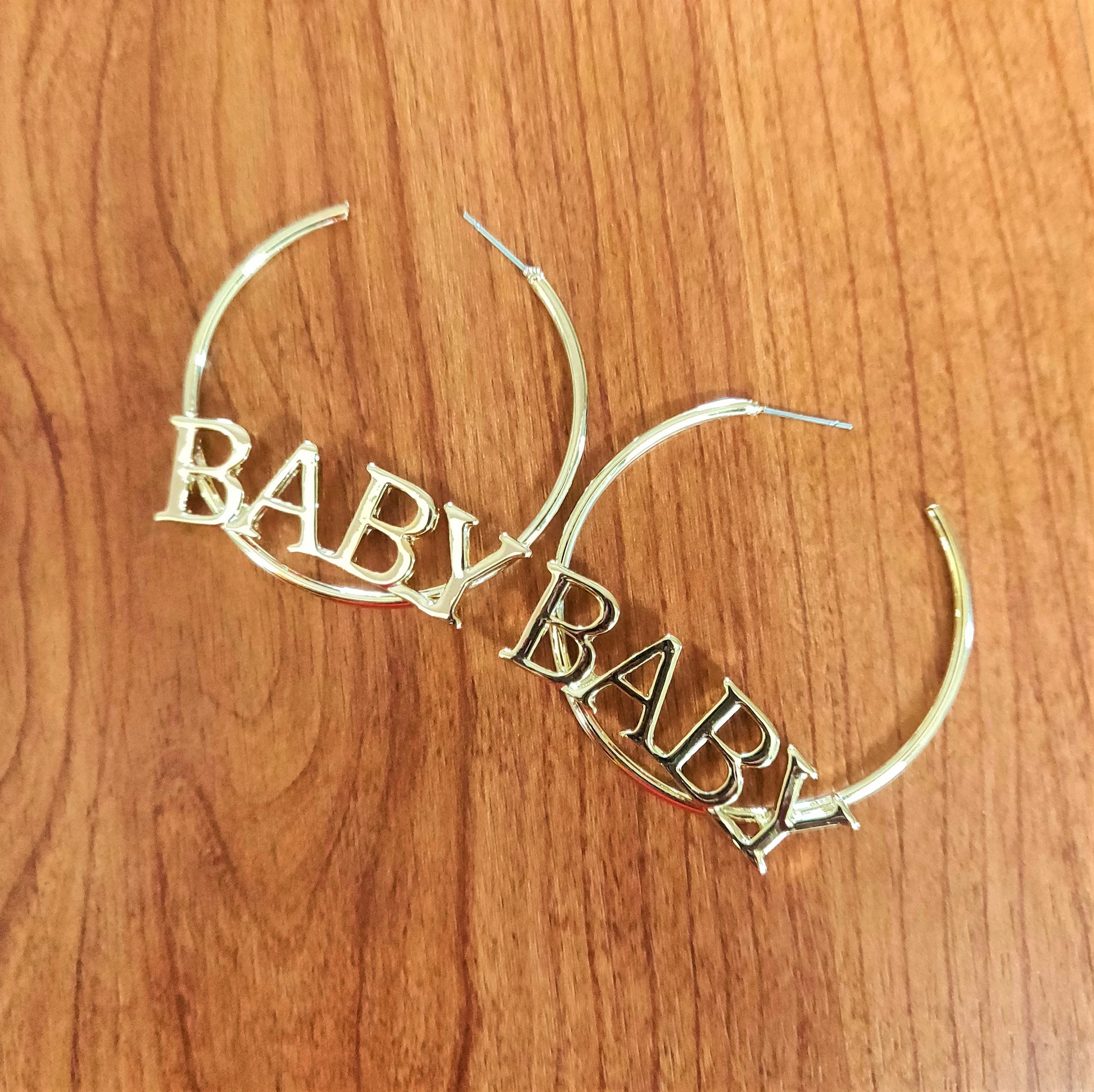 BABY Scripted Earring - GlitterGleam