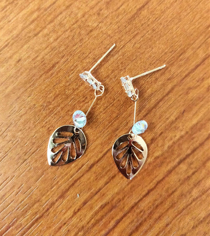Leaf AD Earring - GlitterGleam